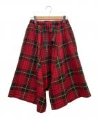 COMME des GARCONSコムデギャルソン）の古着「サルエルパンツ」｜レッド