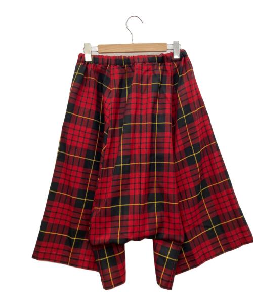 COMME des GARCONS（コムデギャルソン）COMME des GARCONS (コムデギャルソン) サルエルパンツ レッド サイズ:XSの古着・服飾アイテム