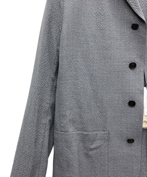 NEWYORKER（ニューヨーカー）NEWYORKER (ニューヨーカー) ウールサッカー カバーオールジャケット グレー サイズ:M 未使用品の古着・服飾アイテム