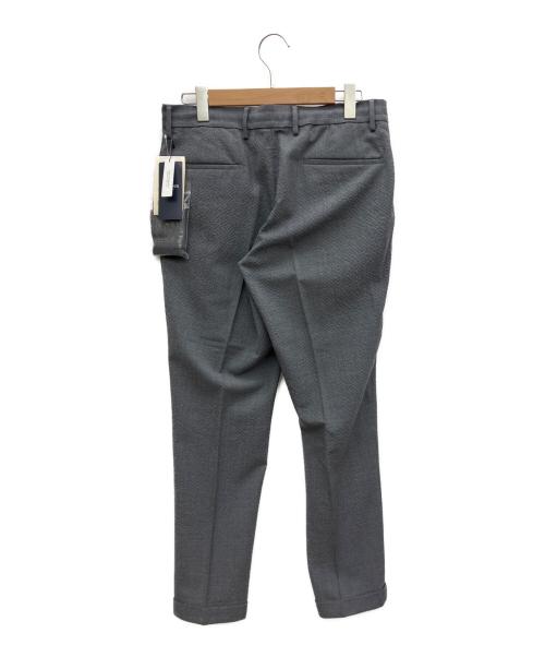 NEWYORKER（ニューヨーカー）NEWYORKER (ニューヨーカー) ウールサッカーノータックパンツ グレー サイズ:M 未使用品の古着・服飾アイテム
