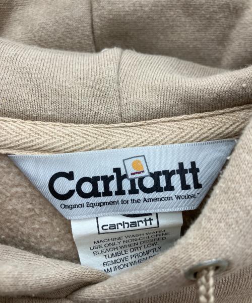 CarHartt（カーハート）CarHartt (カーハート) プルオーバーパーカー ベージュ サイズ:XLの古着・服飾アイテム
