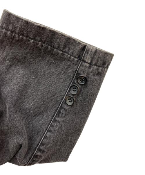 PAPAS（パパス）PAPAS (パパス) デニムチャイナジャケット グレー サイズ:LLの古着・服飾アイテム