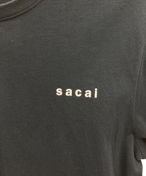 NIKE（ナイキ）NIKE (ナイキ) sacai (サカイ) プリントTシャツ ブラック サイズ:SIZE 2の古着・服飾アイテム