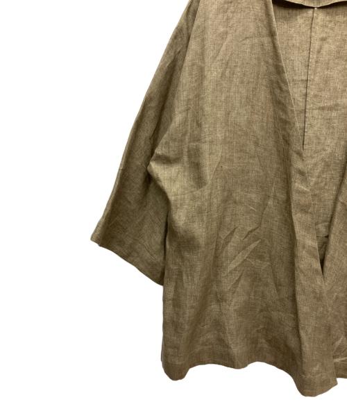 CORTANA（コルタナ）CORTANA (コルタナ) リネンベルトジャケット オリーブ サイズ:38の古着・服飾アイテム