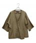 CORTANA（コルタナ）の古着「リネンベルトジャケット」｜オリーブ