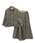 nop de nodノップドゥノッド）の古着「セットアップ」｜ブラック