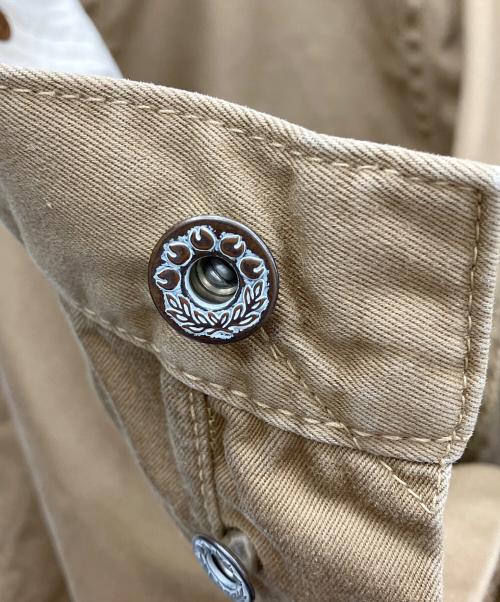 MOMOTARO JEANS（桃太郎ジーンズ）MOMOTARO JEANS (桃太郎ジーンズ) セルヴィッチ・ウエストポイント・スリムストレート ベージュ サイズ:W36の古着・服飾アイテム