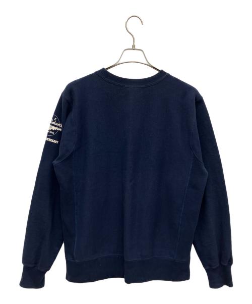 BUZZ RICKSON'S（バズリクソンズ）BUZZ RICKSON'S スウェットBUZZ RICKSON'S 30th ANNIVERSARY MODEL HORIZONTAL KNITTING HEAVY WEIGHT SWEAT SHIRTS ネイビー サイズ:Mの古着・服飾アイテム