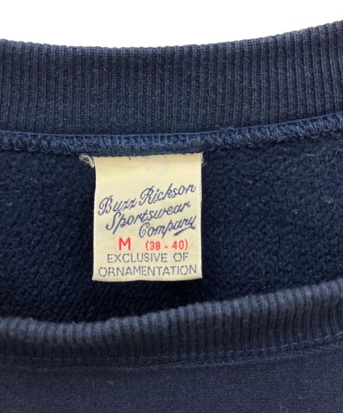 BUZZ RICKSON'S（バズリクソンズ）BUZZ RICKSON'S スウェットBUZZ RICKSON'S 30th ANNIVERSARY MODEL HORIZONTAL KNITTING HEAVY WEIGHT SWEAT SHIRTS ネイビー サイズ:Mの古着・服飾アイテム