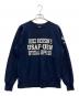 BUZZ RICKSON'S（バズリクソンズ）の古着「スウェットBUZZ RICKSON'S 30th ANNIVERSARY MODEL HORIZONTAL KNITTING HEAVY WEIGHT SWEAT SHIRTS」｜ネイビー