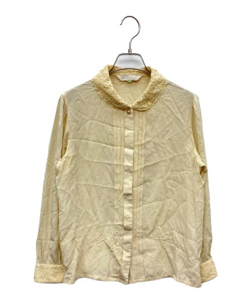Burberry's（バーバリー）Burberry's (バーバリー) シルクブラウス ベージュ サイズ:Mの古着・服飾アイテム