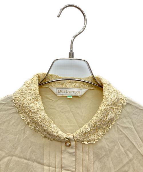 Burberry's（バーバリー）Burberry's (バーバリー) シルクブラウス ベージュ サイズ:Mの古着・服飾アイテム