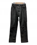 HARLEY-DAVIDSONハーレーダビッドソン）の古着「レザーパンツ」｜ブラック