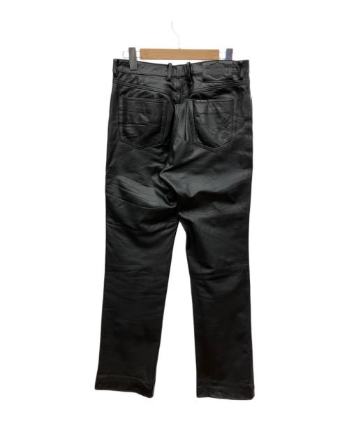 HARLEY-DAVIDSON（ハーレーダビッドソン）HARLEY-DAVIDSON (ハーレーダビッドソン) レザーパンツ ブラック サイズ:32の古着・服飾アイテム