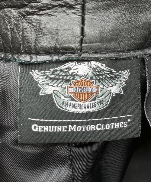 HARLEY-DAVIDSON（ハーレーダビッドソン）HARLEY-DAVIDSON (ハーレーダビッドソン) レザーパンツ ブラック サイズ:32の古着・服飾アイテム