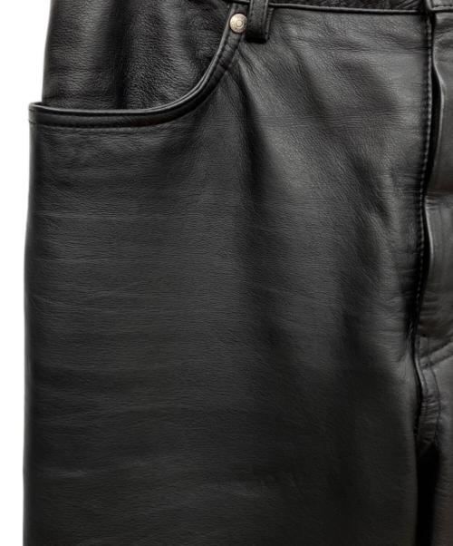 HARLEY-DAVIDSON（ハーレーダビッドソン）HARLEY-DAVIDSON (ハーレーダビッドソン) レザーパンツ ブラック サイズ:32の古着・服飾アイテム