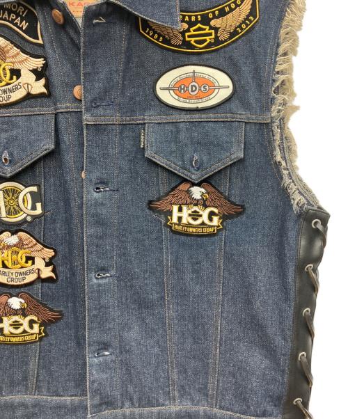 KADOYA（カドヤ）KADOYA (カドヤ) デニムベスト インディゴ サイズ:SIZE 4Lの古着・服飾アイテム