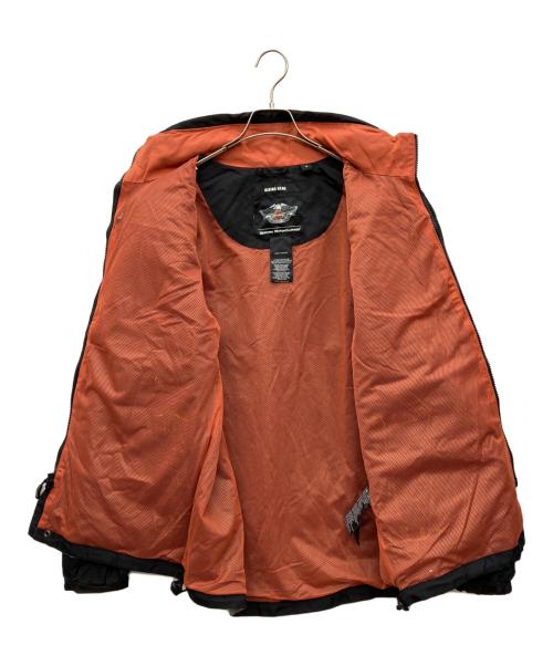 HARLEY-DAVIDSON（ハーレーダビッドソン）HARLEY-DAVIDSON (ハーレーダビッドソン) ナイロンジャケット ブラック×グレー サイズ:Sの古着・服飾アイテム