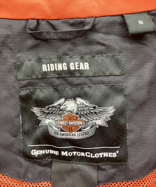 HARLEY-DAVIDSON（ハーレーダビッドソン）HARLEY-DAVIDSON (ハーレーダビッドソン) ナイロンジャケット ブラック×グレー サイズ:Sの古着・服飾アイテム