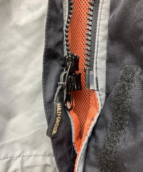 HARLEY-DAVIDSON（ハーレーダビッドソン）HARLEY-DAVIDSON (ハーレーダビッドソン) ナイロンジャケット ブラック×グレー サイズ:Sの古着・服飾アイテム