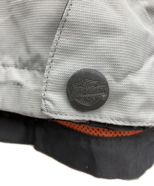 HARLEY-DAVIDSON（ハーレーダビッドソン）HARLEY-DAVIDSON (ハーレーダビッドソン) ナイロンジャケット ブラック×グレー サイズ:Sの古着・服飾アイテム