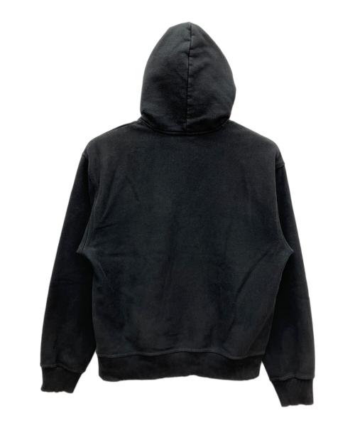 stussy（ステューシー）stussy (ステューシー) STOCK LOGO APPLIQUE HOODIE ブラック サイズ:Lの古着・服飾アイテム
