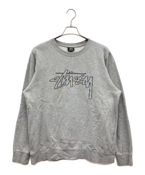 stussy（ステューシー）stussy (ステューシー) スウェット グレー サイズ:Ｌの古着・服飾アイテム