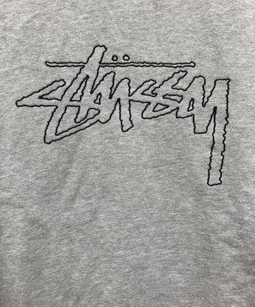 stussy（ステューシー）stussy (ステューシー) スウェット グレー サイズ:Ｌの古着・服飾アイテム