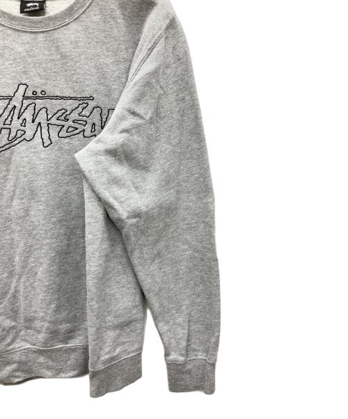 stussy（ステューシー）stussy (ステューシー) スウェット グレー サイズ:Ｌの古着・服飾アイテム
