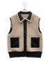 FREAK'S STORE（フリークスストア）の古着「リバーシブルベスト」｜ベージュ×ブラック