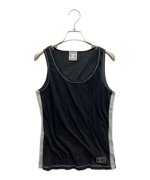CHANEL（シャネル）CHANEL (シャネル) タンクトップ ブラック サイズ:38の古着・服飾アイテム