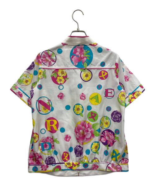 LEONARD SPORT（レオナール スポーツ）LEONARD SPORT (レオナール スポーツ) 半袖ジャケット ホワイト×ピンク サイズ:38の古着・服飾アイテム