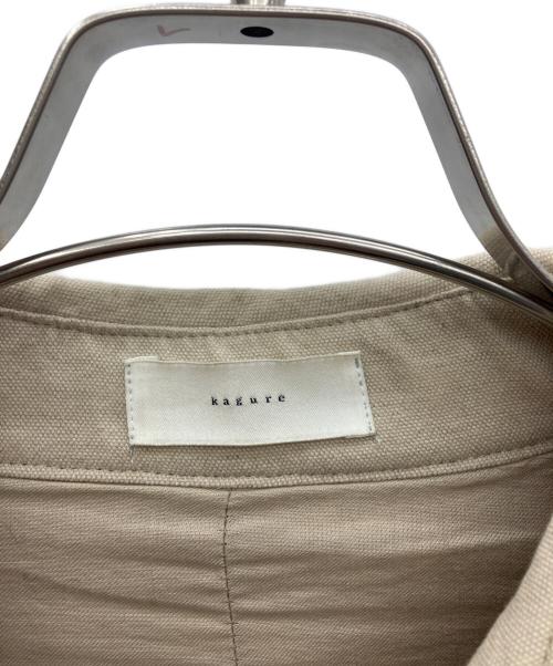 KAGURE（カグレ）KAGURE (カグレ) ロングコート ベージュ サイズ:Freeの古着・服飾アイテム