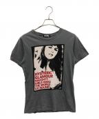 Hysteric Glamourヒステリックグラマー）の古着「半袖Tシャツ」｜グレー