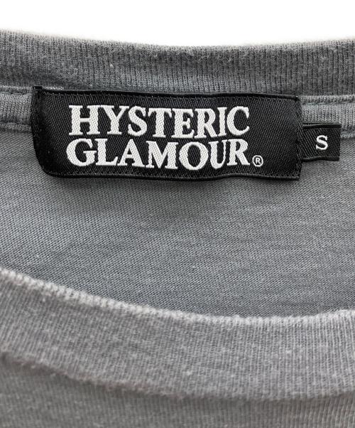 Hysteric Glamour（ヒステリックグラマー）Hysteric Glamour (ヒステリックグラマー) 半袖Tシャツ グレー サイズ:Sの古着・服飾アイテム
