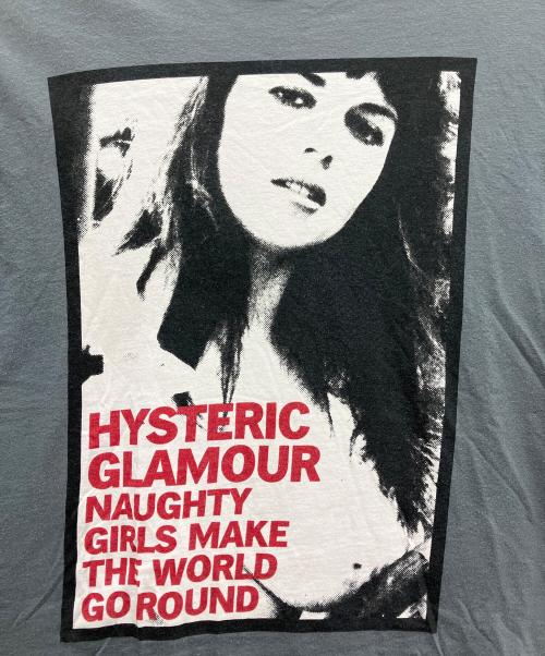 Hysteric Glamour（ヒステリックグラマー）Hysteric Glamour (ヒステリックグラマー) 半袖Tシャツ グレー サイズ:Sの古着・服飾アイテム
