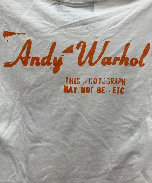 ANDY WARHOL（アンディウォーホル）ANDY WARHOL (アンディウォーホル) Hysteric Glamour (ヒステリックグラマー) 半袖Tシャツ ホワイト サイズ:Mの古着・服飾アイテム