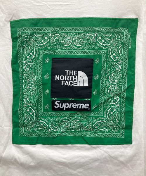 SUPREME（シュプリーム）SUPREME (シュプリーム) THE NORTH FACE (ザ ノース フェイス) 半袖Tシャツ ホワイト サイズ:Lの古着・服飾アイテム