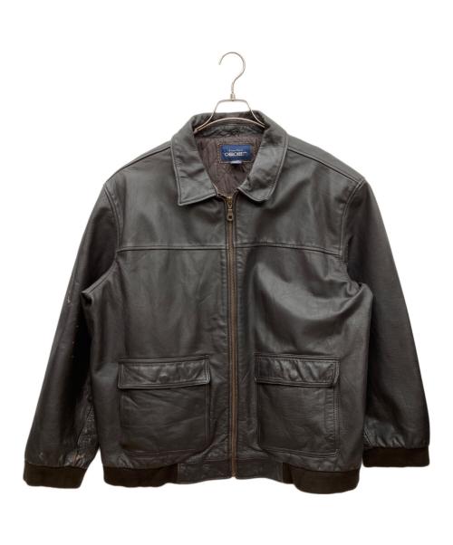 CHEROKEE（チェロキー）CHEROKEE (チェロキー) レザージャケット ブラック サイズ:XLの古着・服飾アイテム