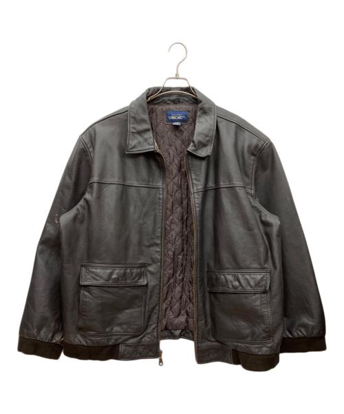 CHEROKEE（チェロキー）CHEROKEE (チェロキー) レザージャケット ブラック サイズ:XLの古着・服飾アイテム