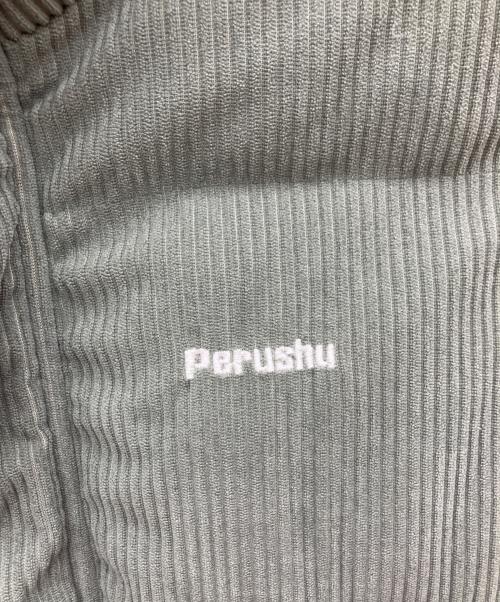 PERUSHU（ペルーシュ）Perushu (ペルーシュ) 中綿ベスト グリーン サイズ:SIZE Lの古着・服飾アイテム