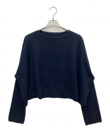 journal standard luxe（ジャーナルスタンダード ラックス）の古着「薄手ニット」｜ネイビー