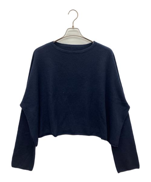 journal standard luxe（ジャーナルスタンダード ラックス）journal standard luxe (ジャーナルスタンダード ラックス) 薄手ニット ネイビー サイズ:FREEの古着・服飾アイテム