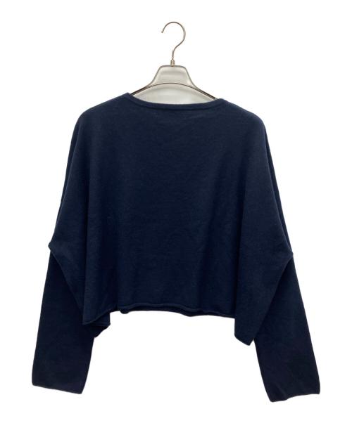 journal standard luxe（ジャーナルスタンダード ラックス）journal standard luxe (ジャーナルスタンダード ラックス) 薄手ニット ネイビー サイズ:FREEの古着・服飾アイテム