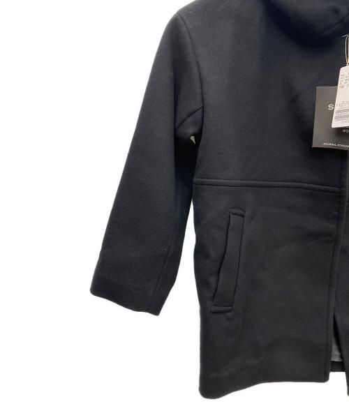 JOURNAL STANDARD（ジャーナルスタンダード）JOURNAL STANDARD (ジャーナルスタンダード) フーデッドコート ブラック サイズ:36 未使用品の古着・服飾アイテム