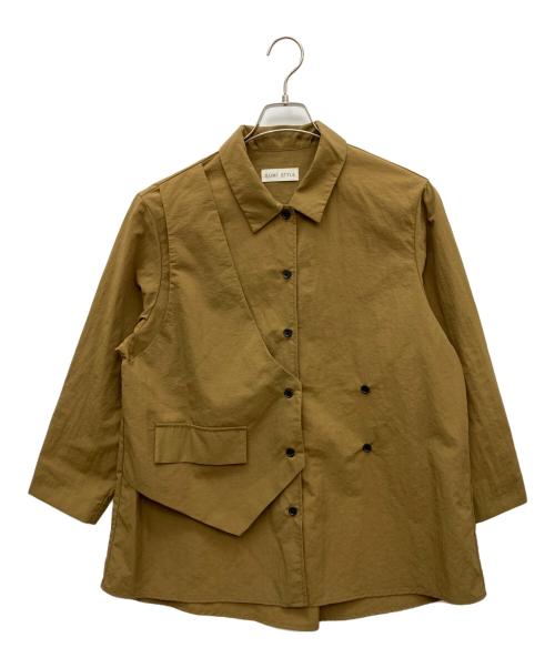 SUMI STYLE（スミ スタイル）SUMI STYLE (スミ スタイル) 長袖シャツ カーキ サイズ:Fの古着・服飾アイテム