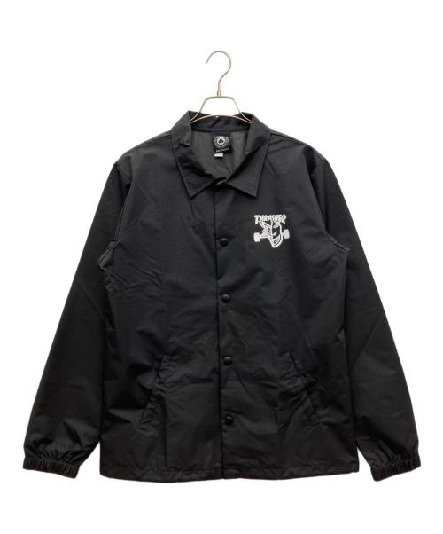 THRASHER（スラッシャー）THRASHER (スラッシャー) INDEPENDENT (インディペンデント) コーチジャケット ブラック サイズ:M 未使用品の古着・服飾アイテム