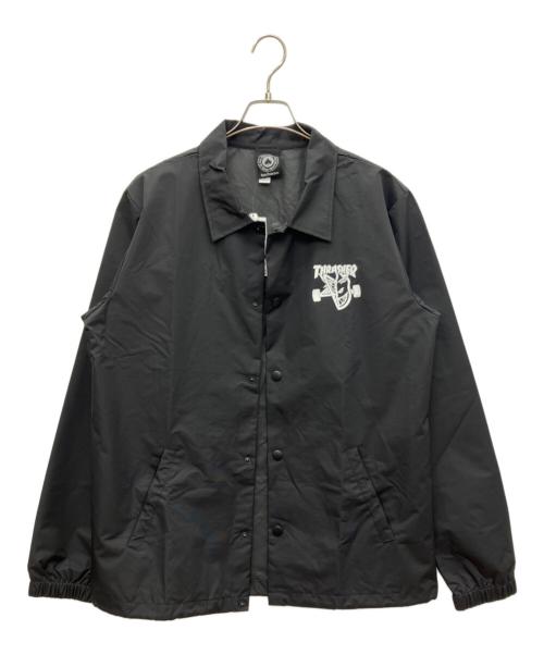 THRASHER（スラッシャー）THRASHER (スラッシャー) INDEPENDENT (インディペンデント) コーチジャケット ブラック サイズ:M 未使用品の古着・服飾アイテム