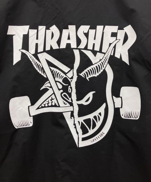 THRASHER（スラッシャー）THRASHER (スラッシャー) INDEPENDENT (インディペンデント) コーチジャケット ブラック サイズ:M 未使用品の古着・服飾アイテム