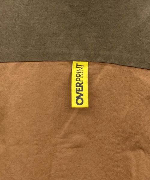overprint（オーバープリント）overprint (オーバープリント) 半袖シャツ ブラウン サイズ:M 未使用品の古着・服飾アイテム